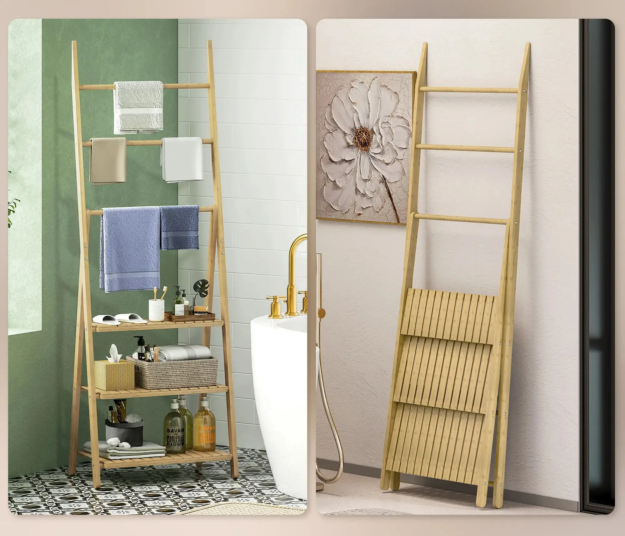 Стеллаж Homcom 834-728V00ND (Natural) - 6