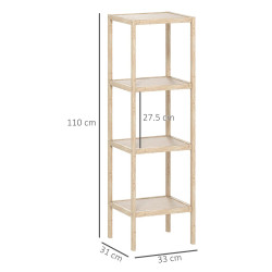 Стеллаж Homcom 834-746V00ND (Natural) Thumb