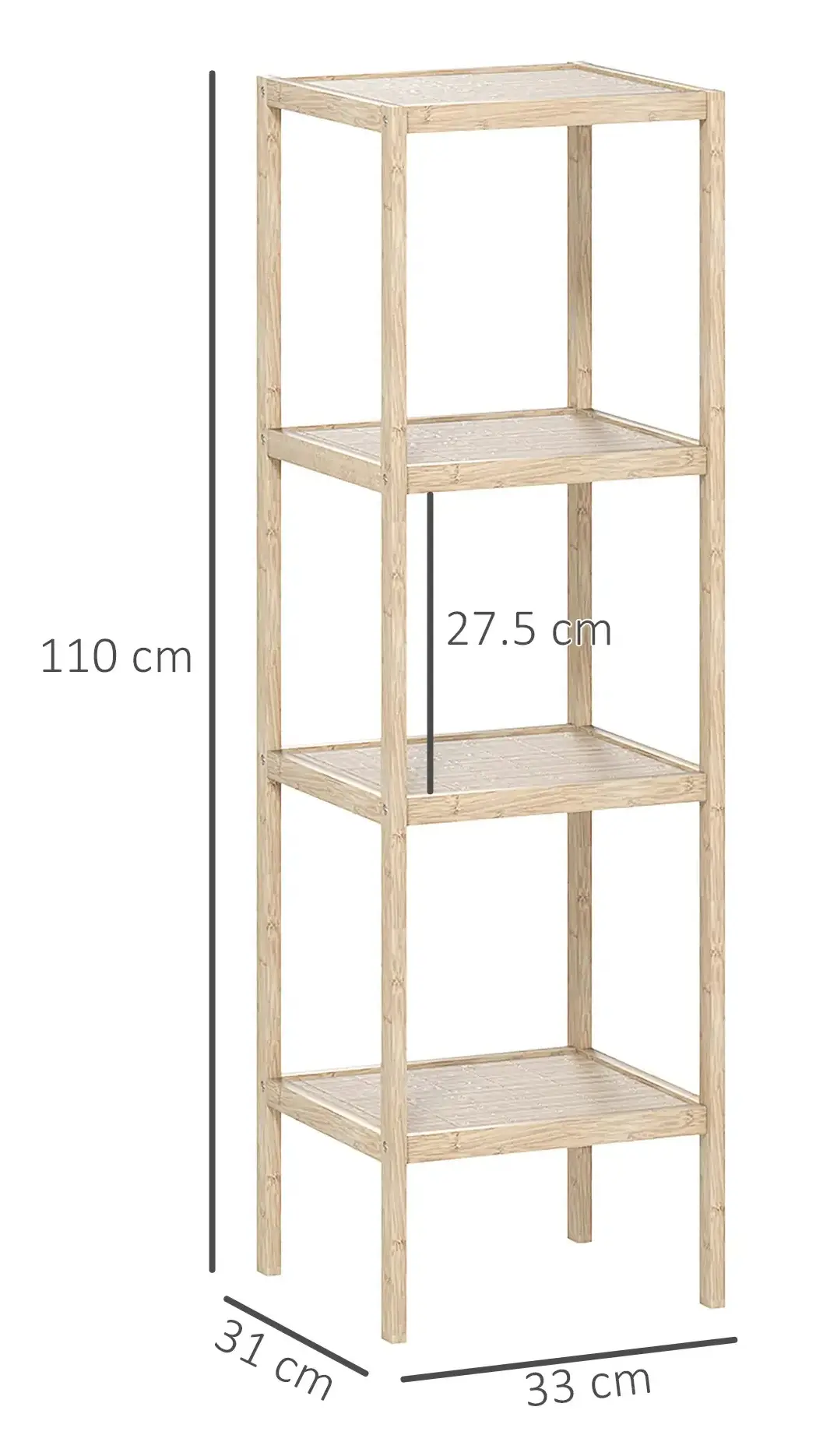 Стеллаж Homcom 834-746V00ND (Natural) - 5