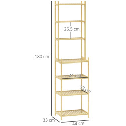 Стеллаж HomCom 834-762V00ND (Natural) Thumb