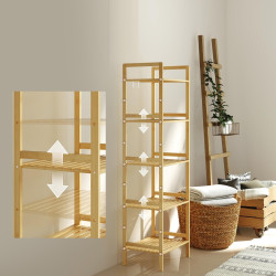 Стеллаж HomCom 834-767V02ND (Natural) Thumb