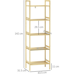 Стеллаж HomCom 834-767V02ND (Natural) Thumb