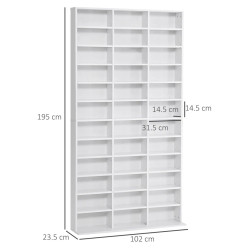 Etajera Homcom 836-014WT (White) Thumb