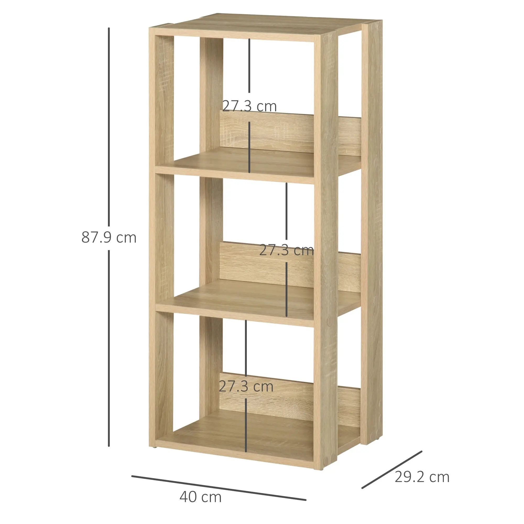 Стеллаж Homcom 836-258 (Wood) - 4
