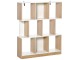 Etajera Homcom 836-259AK 100x30x124 cm (Oak/White)