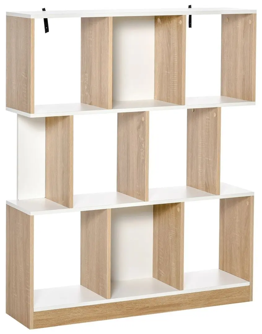 Стеллаж Homcom 836-259AK 100x30x124 cm (Oak/White) - 3