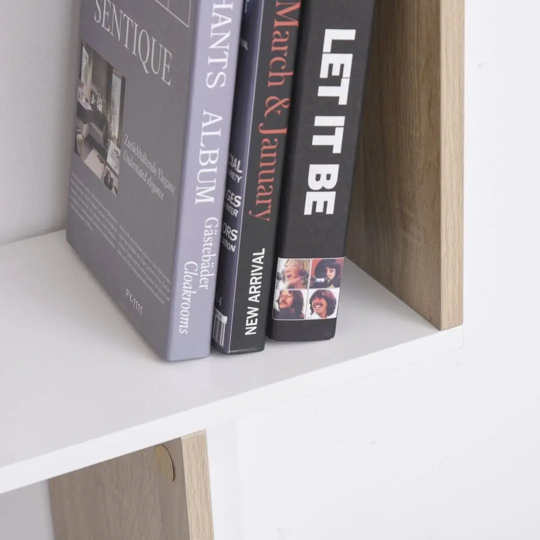 Стеллаж Homcom 836-259AK 100x30x124 cm (Oak/White) - 4