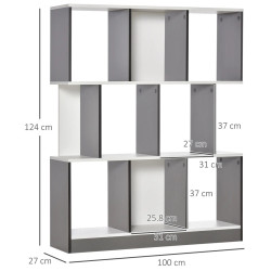 Etajera Homcom 836-259CG (Dark Grey) Thumb
