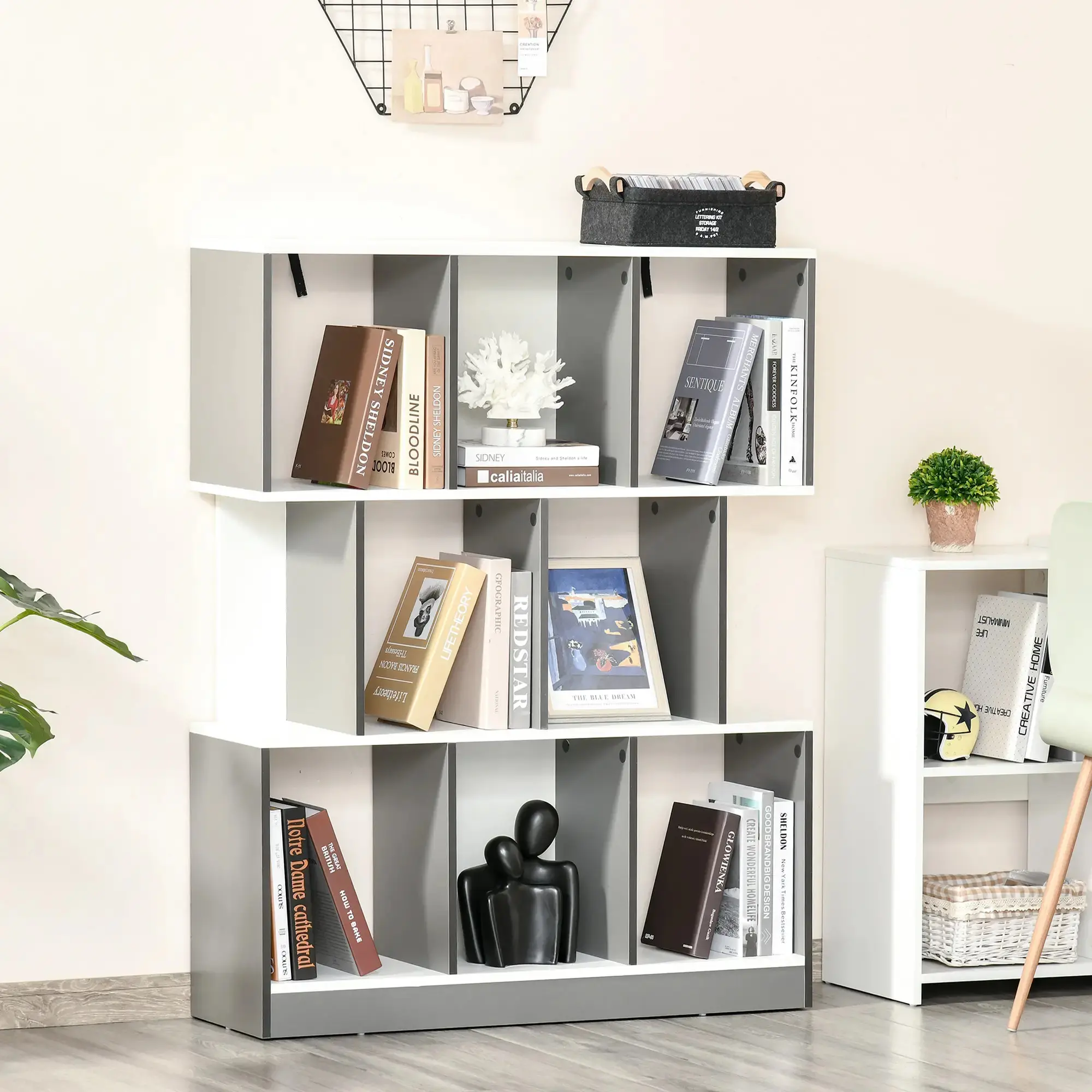 Etajera Homcom 836-259CG (Dark Grey) - 7