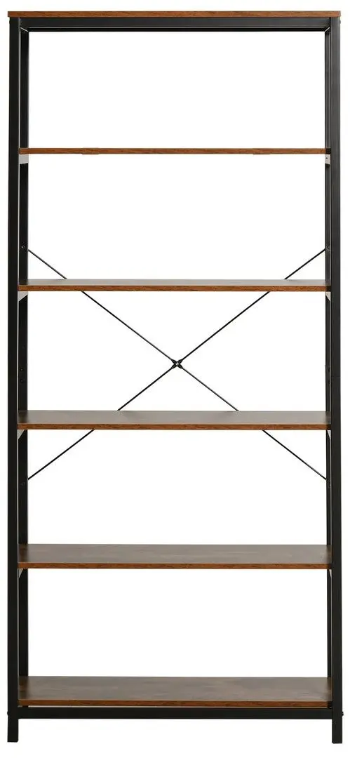 Etajera Homcom 836-279 80x30x180 cm (Oak/Black)