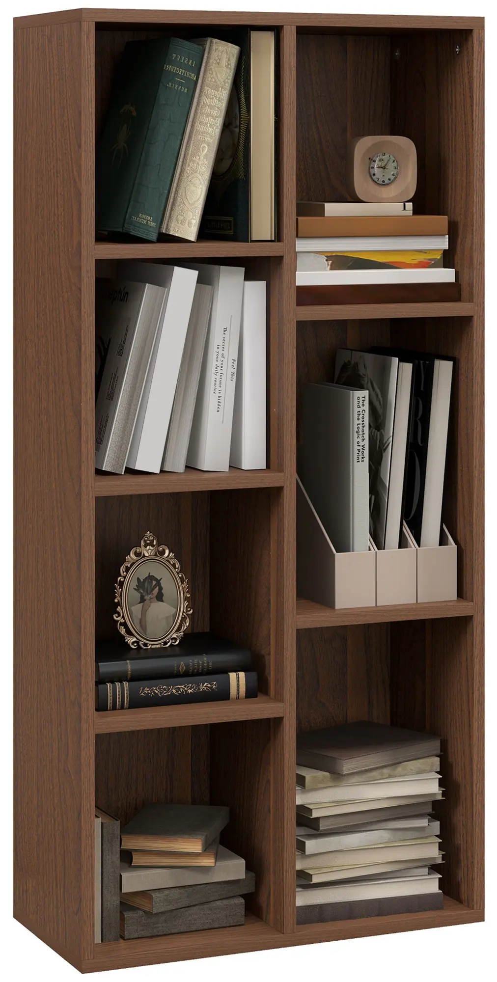 Etajera Homcom 836-367V80WN (Walnut) - 2