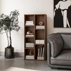 Etajera Homcom 836-367V80WN (Walnut) Thumb