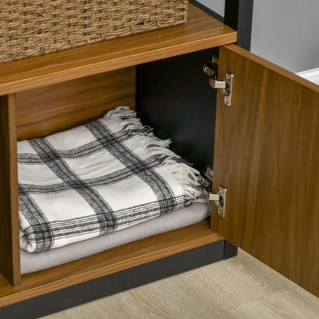 Стеллаж Homcom 836-504 (Walnut/Black) - 4