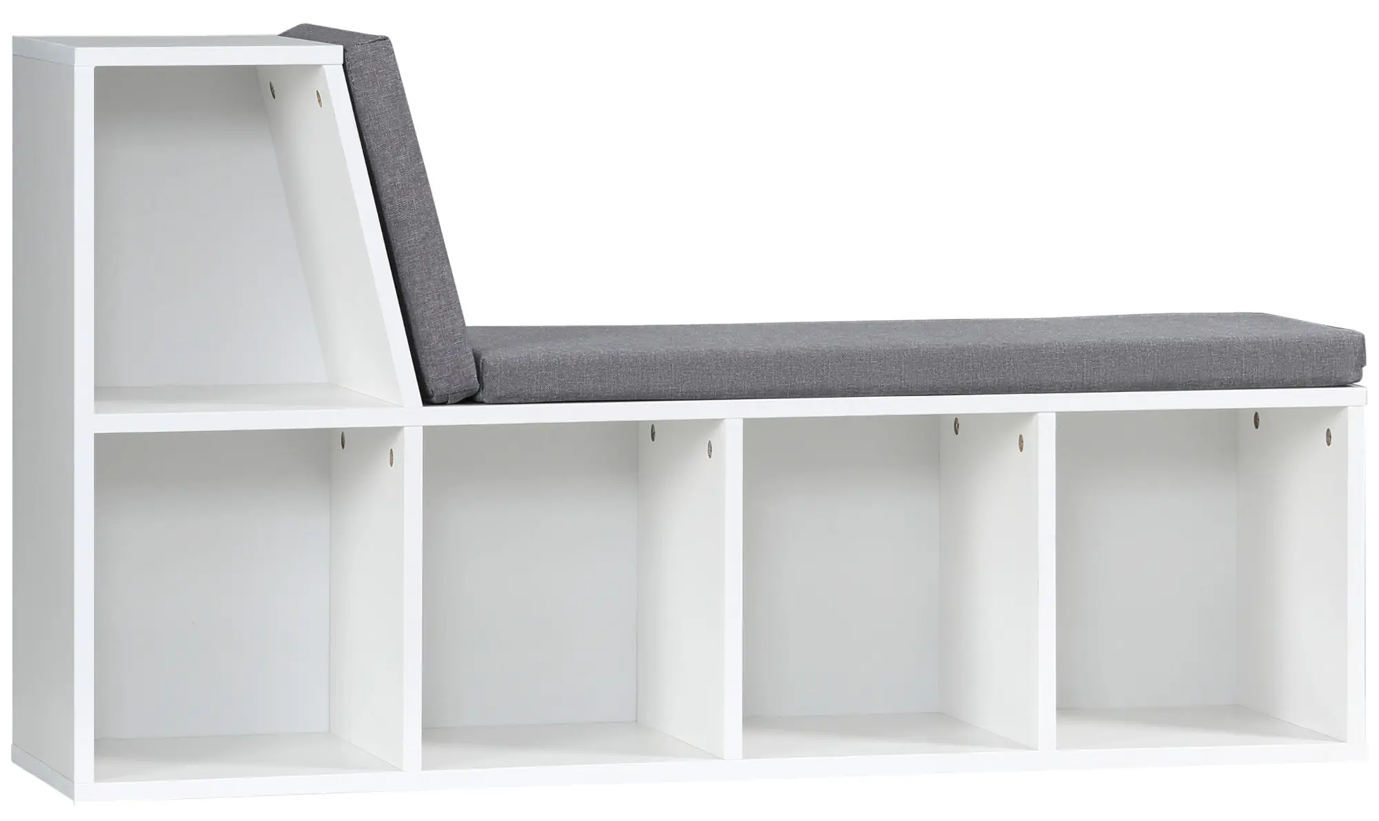 Стеллаж Homcom 836-536GY (White/Grey) - 2