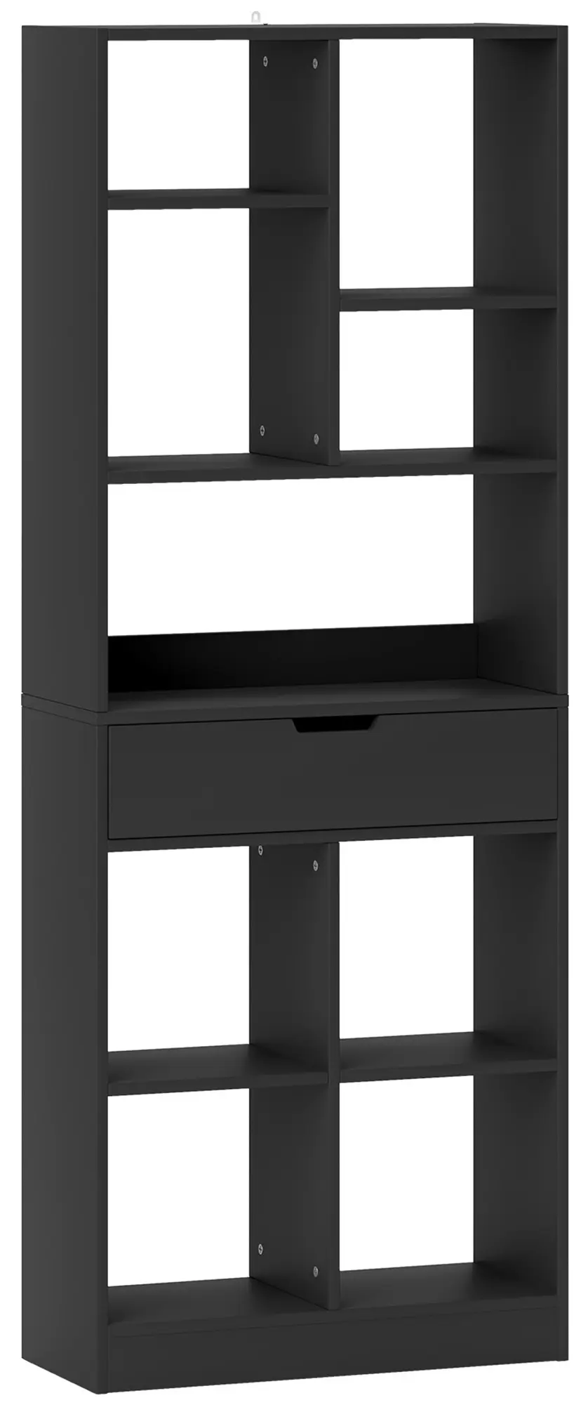 Etajera Homcom 836-546V80BK (Black) - 2