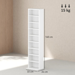 Стеллаж Homcom 836-596V00WT (White) Thumb