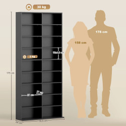 Стеллаж Homcom 836-599V00BK (Black) Thumb
