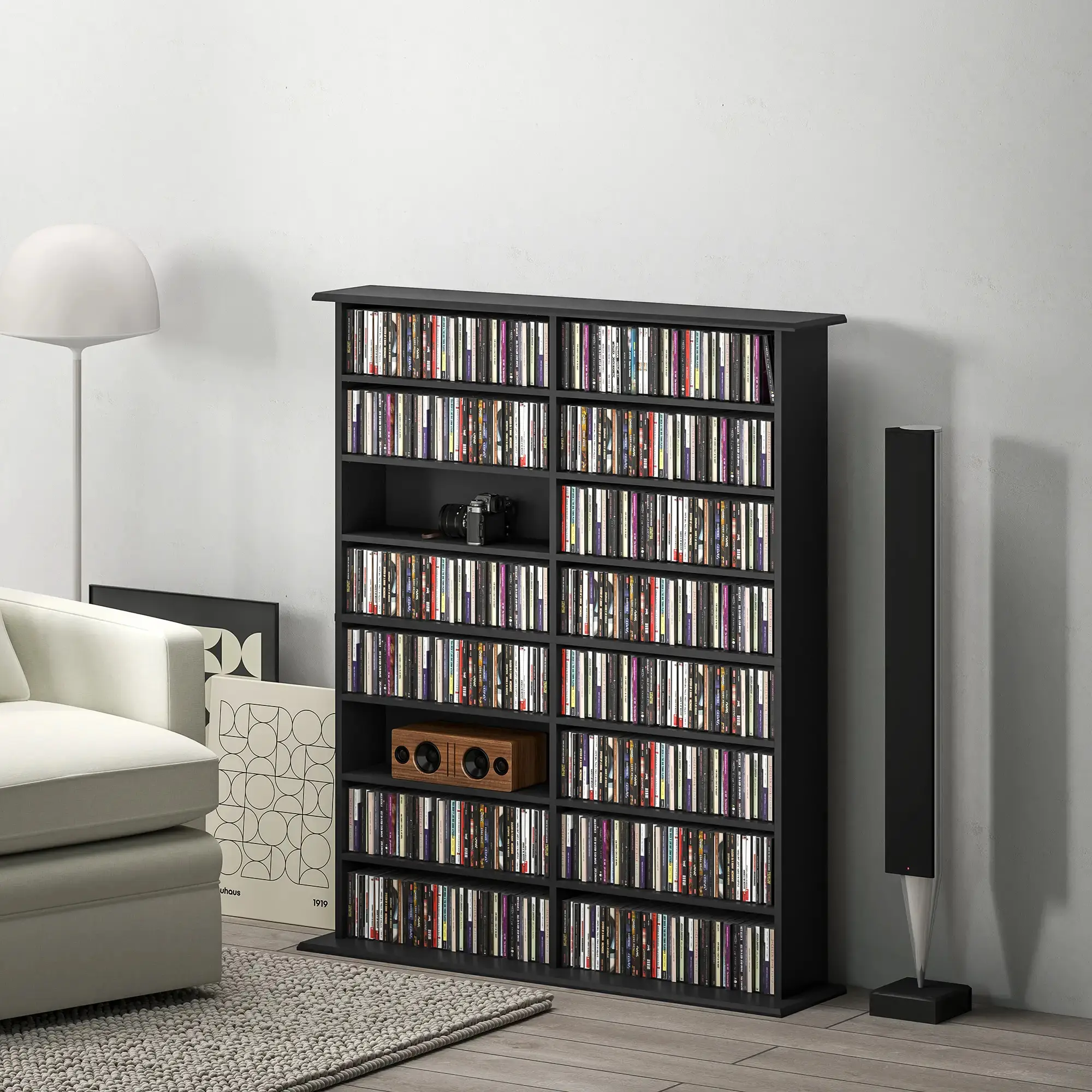 Etajera Homcom 836-602V00BK (Black) - 5