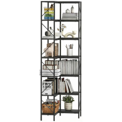 Etajera Homcom 836-610V80BK (Black) Thumb