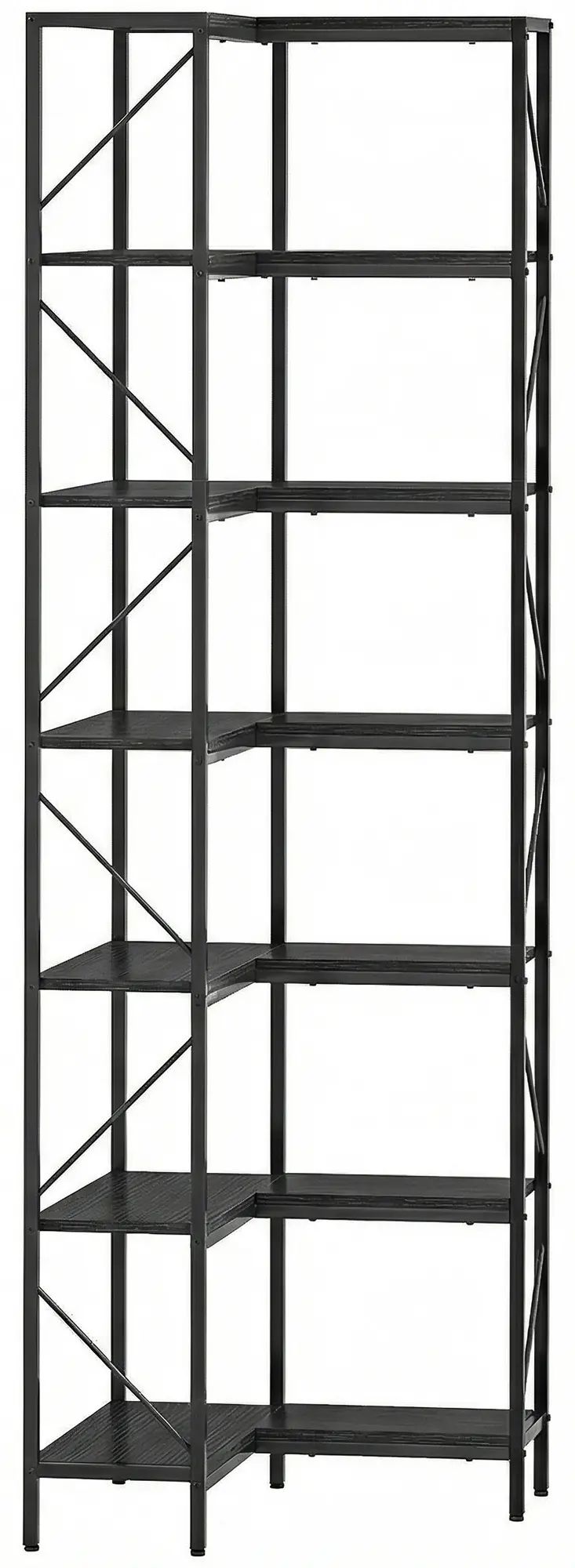 Etajera Homcom 836-610V80BK (Black) - 4