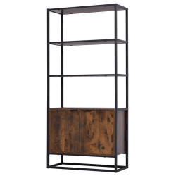 Etajera Homcom 838-027 (Brown/Black) Thumb