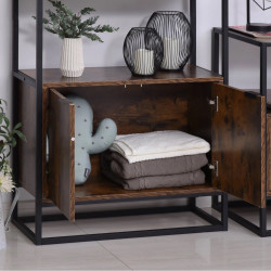 Etajera Homcom 838-027 (Brown/Black) Thumb