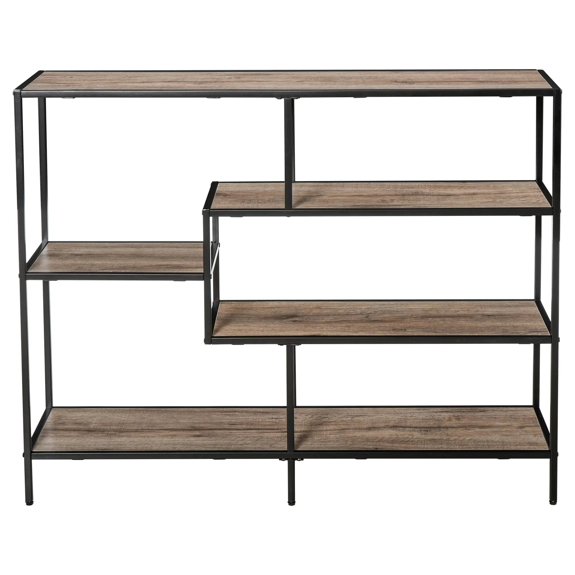 Etajera Homcom 838-046 (Oak/Black) - 3