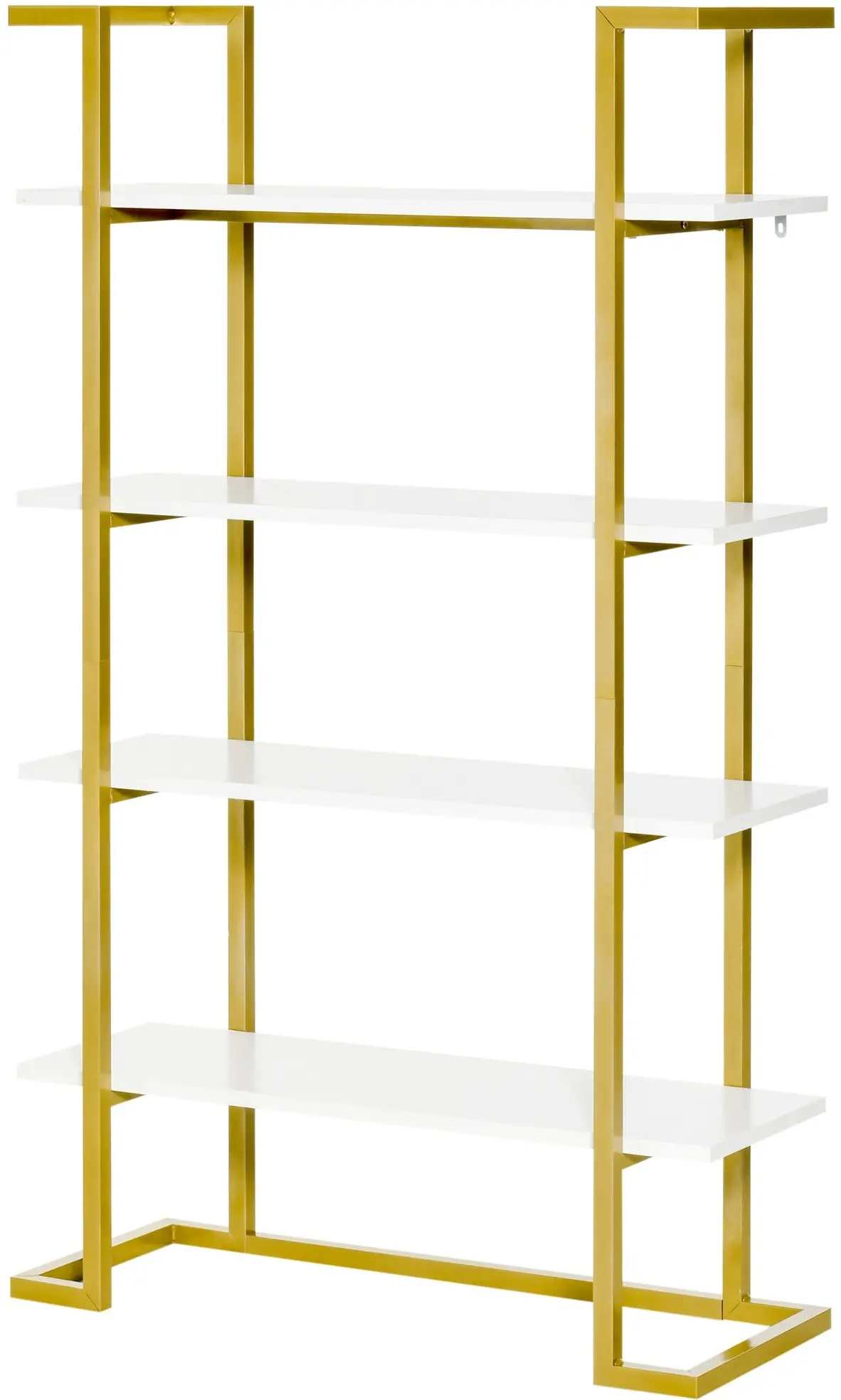 Стеллаж HomCom 838-112WT (White/Gold) - 2