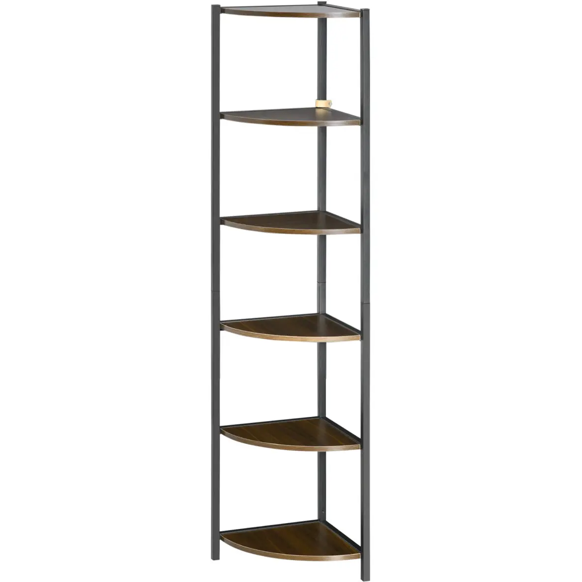 Стеллаж Homcom 838-257V00DR (Dark Brown) - 2