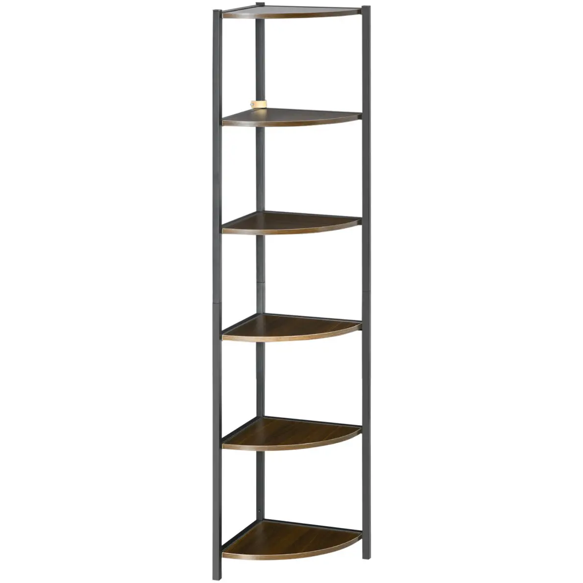 Стеллаж Homcom 838-257V00DR (Dark Brown) - 3