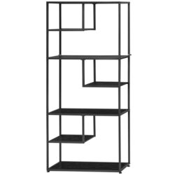 Стеллаж Homcom 838-305V00BK 83x34x180 cm (Black) Thumb