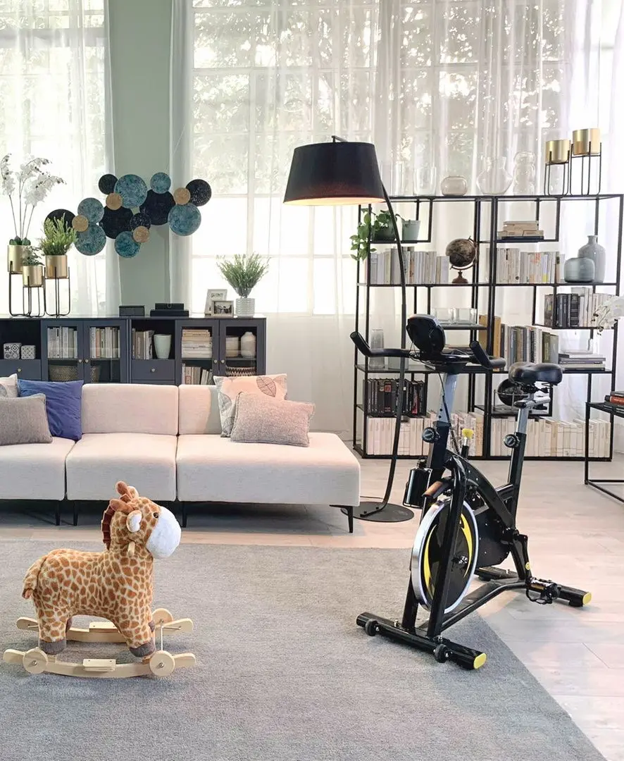 Стеллаж Homcom 838-305V00BK 83x34x180 cm (Black) - 9