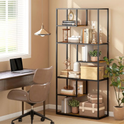 Etajera Homcom 838-305V00RB (Rustic Brown) Thumb