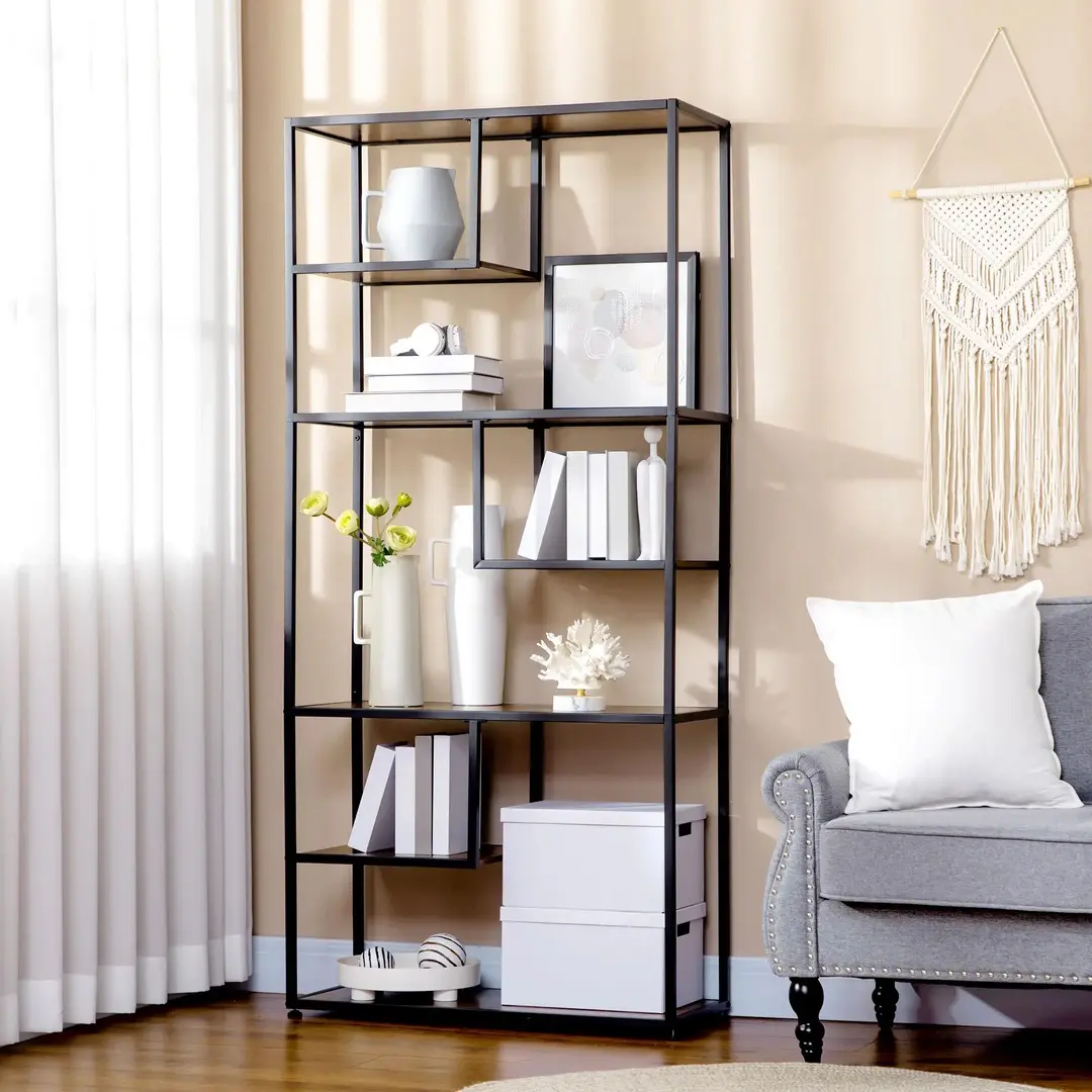 Etajera Homcom 838-305V00RB (Rustic Brown)