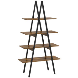 Etajera Homcom 838-378V00RB (Rustic Brown/Black) Thumb