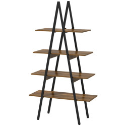 Etajera Homcom 838-378V00RB (Rustic Brown/Black) Thumb