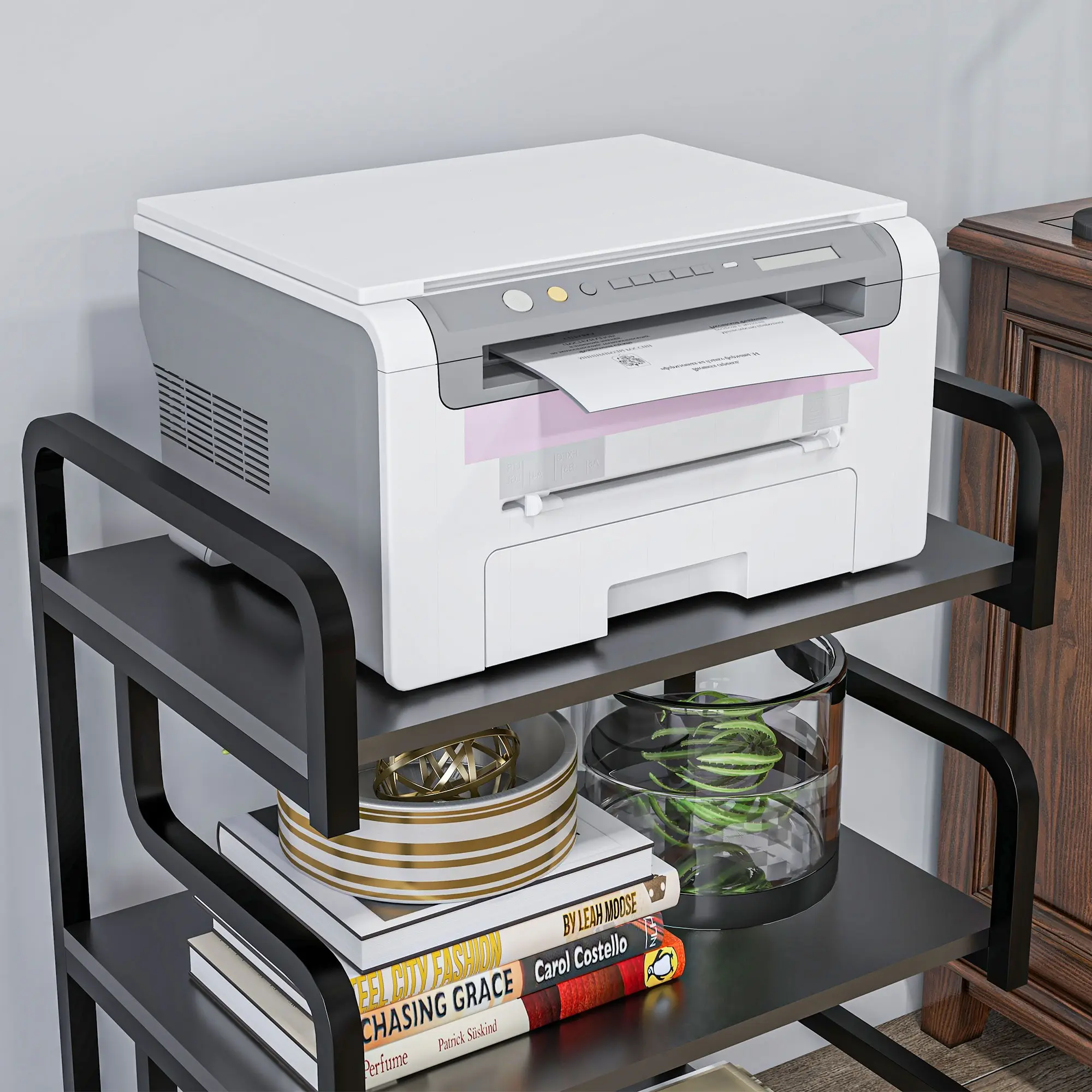 Стеллаж HomCom 838-446V80BK (Black) - 2