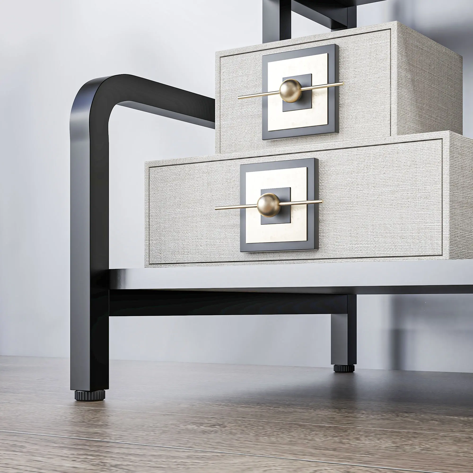 Стеллаж HomCom 838-446V80BK (Black) - 3