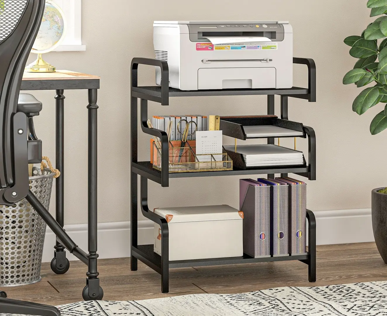 Стеллаж HomCom 838-446V80BK (Black)