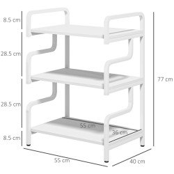 Стеллаж Homcom 838-446V80WT (White) Thumb