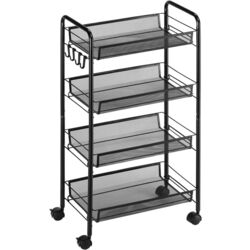 Etajera Homcom 850-163 45x26x84 cm (Black) Thumb