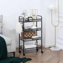 Etajera Homcom 850-163 45x26x84 cm (Black)