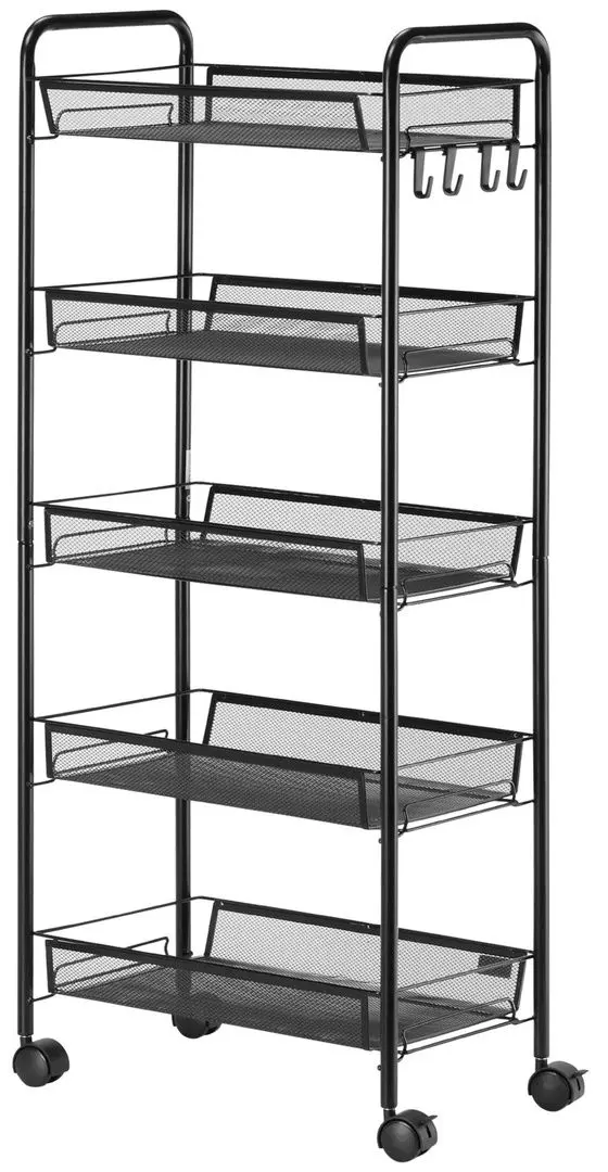Etajera Homcom 850-164 45x26x106 cm (Black)