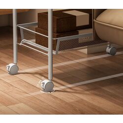 Etajera Homcom 850-164V00WT 45x26x106 cm (White) Thumb