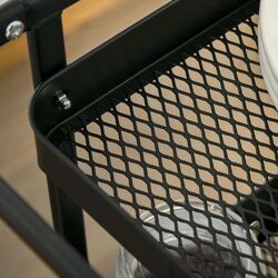 Etajera Homcom 850-185BK 51x32x75 cm (Black) Thumb