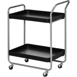 Etajera Homcom 850-190 63x40x83 cm (Black/Grey) Thumb