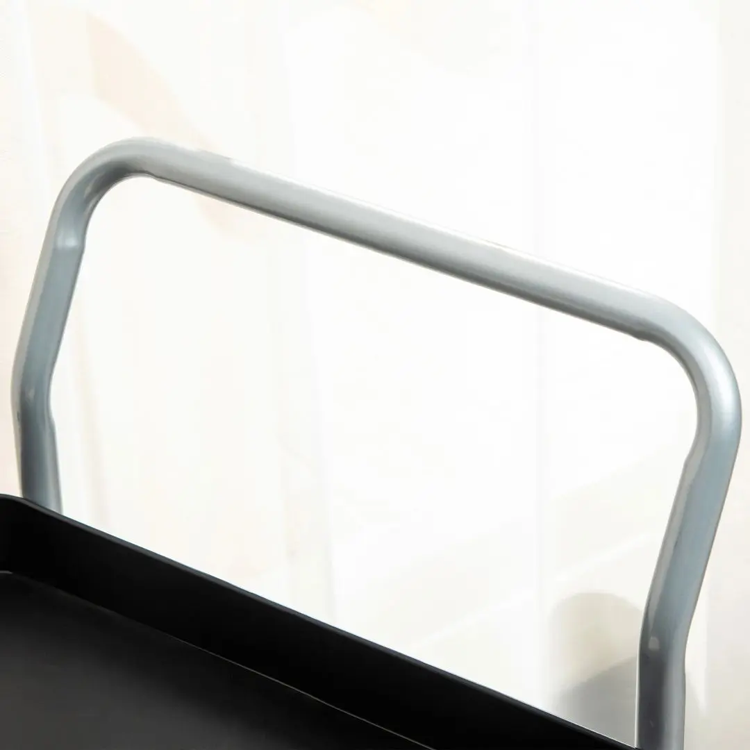 Etajera Homcom 850-190 63x40x83 cm (Black/Grey)