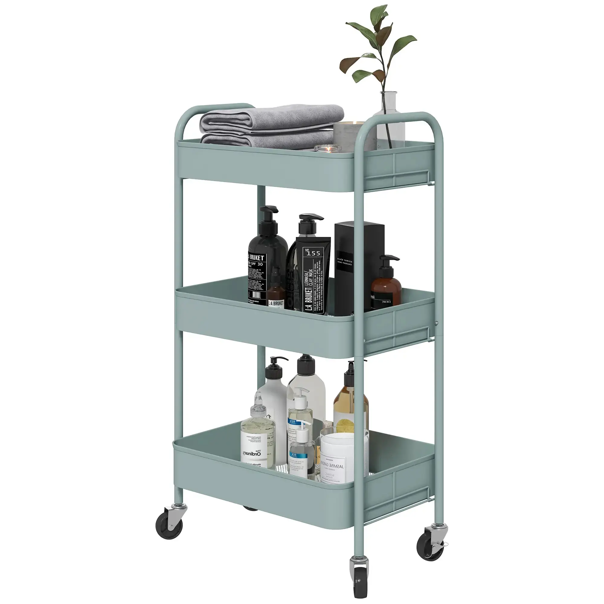 Etajera  Homcom 850-292V00LB (Light blue) - 4