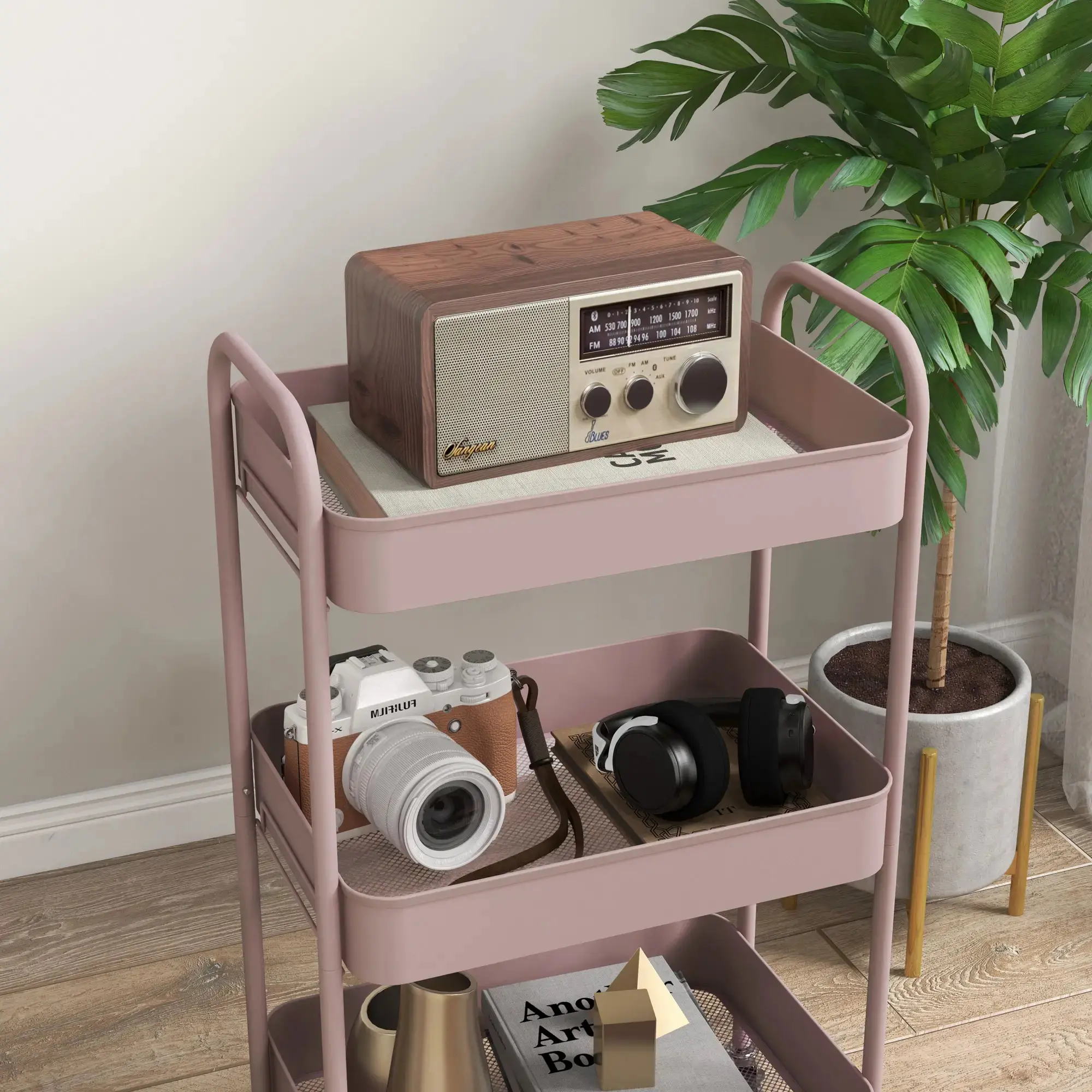 Стеллаж Homcom 850-292V00PK (Pink) - 6