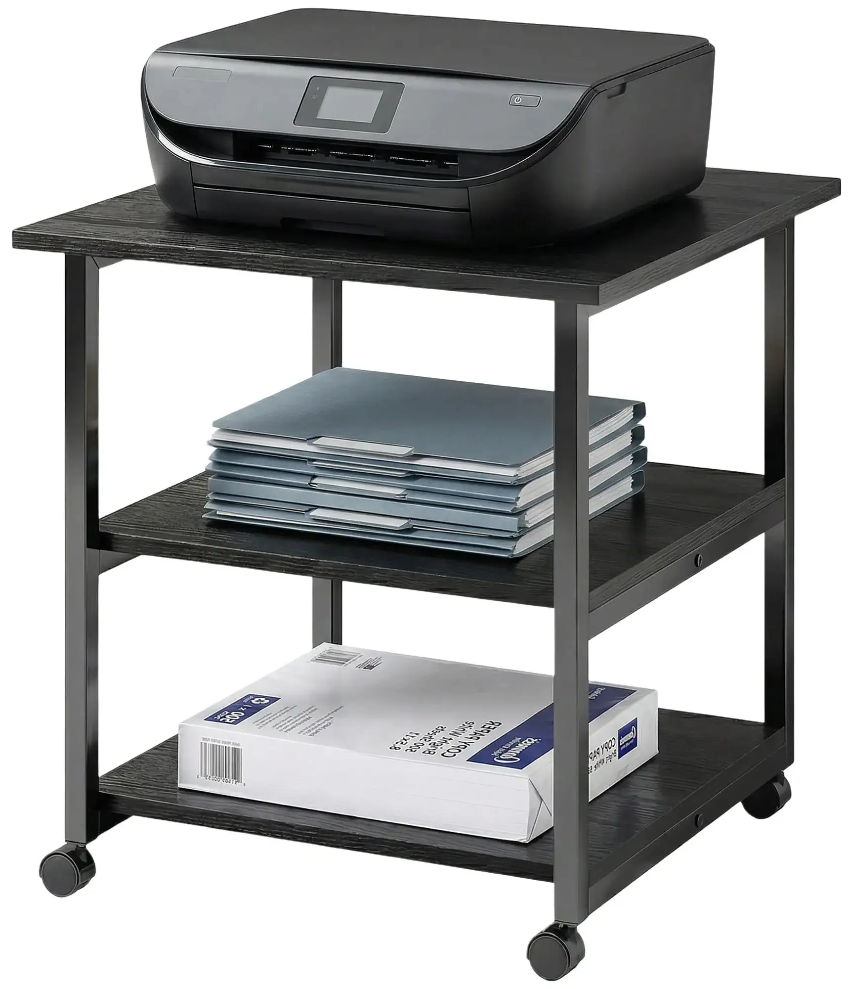 Etajera Homcom 924-090V00BK (Black) - 3